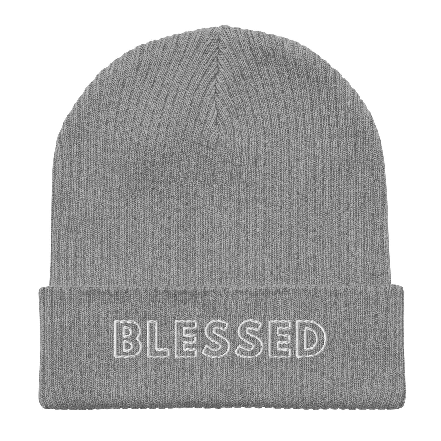 Organic ribbed beanie