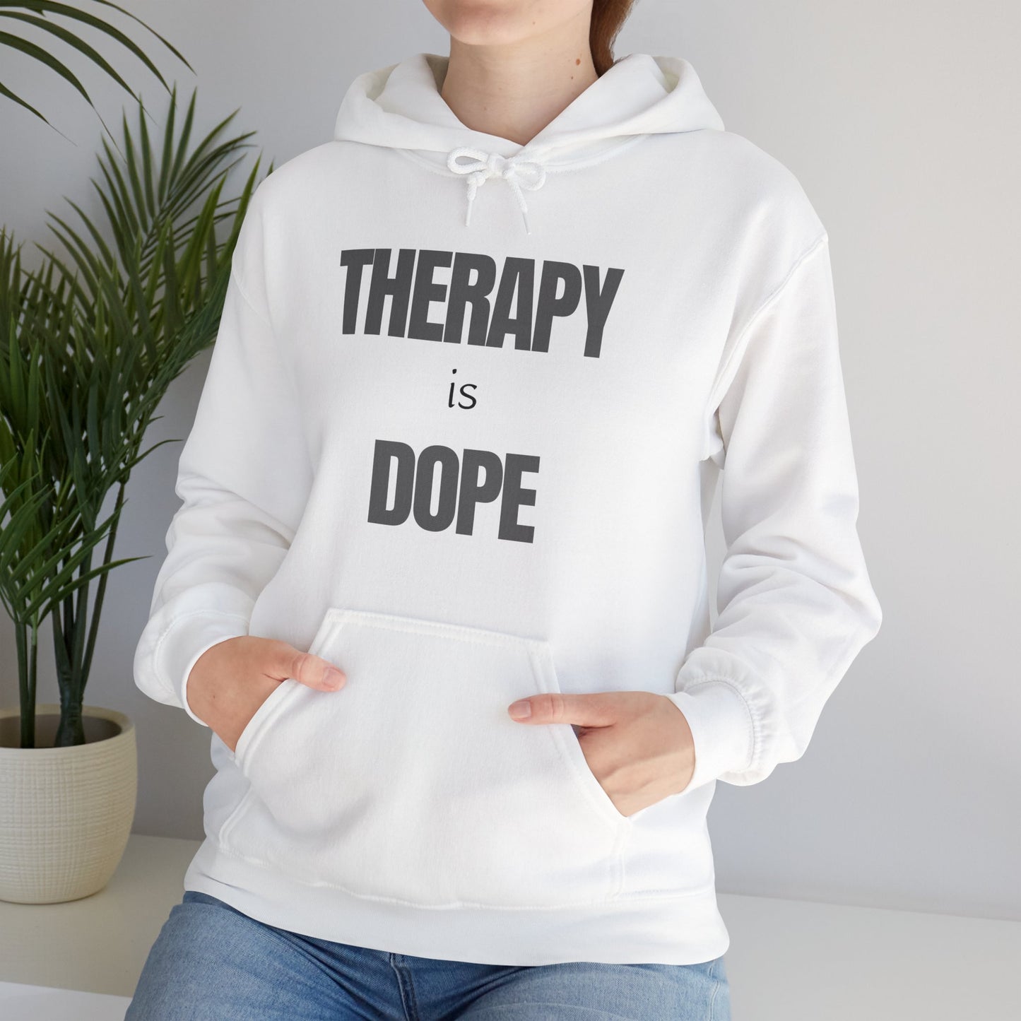 Therapy is Dope - Unisex Hoodie - Design A