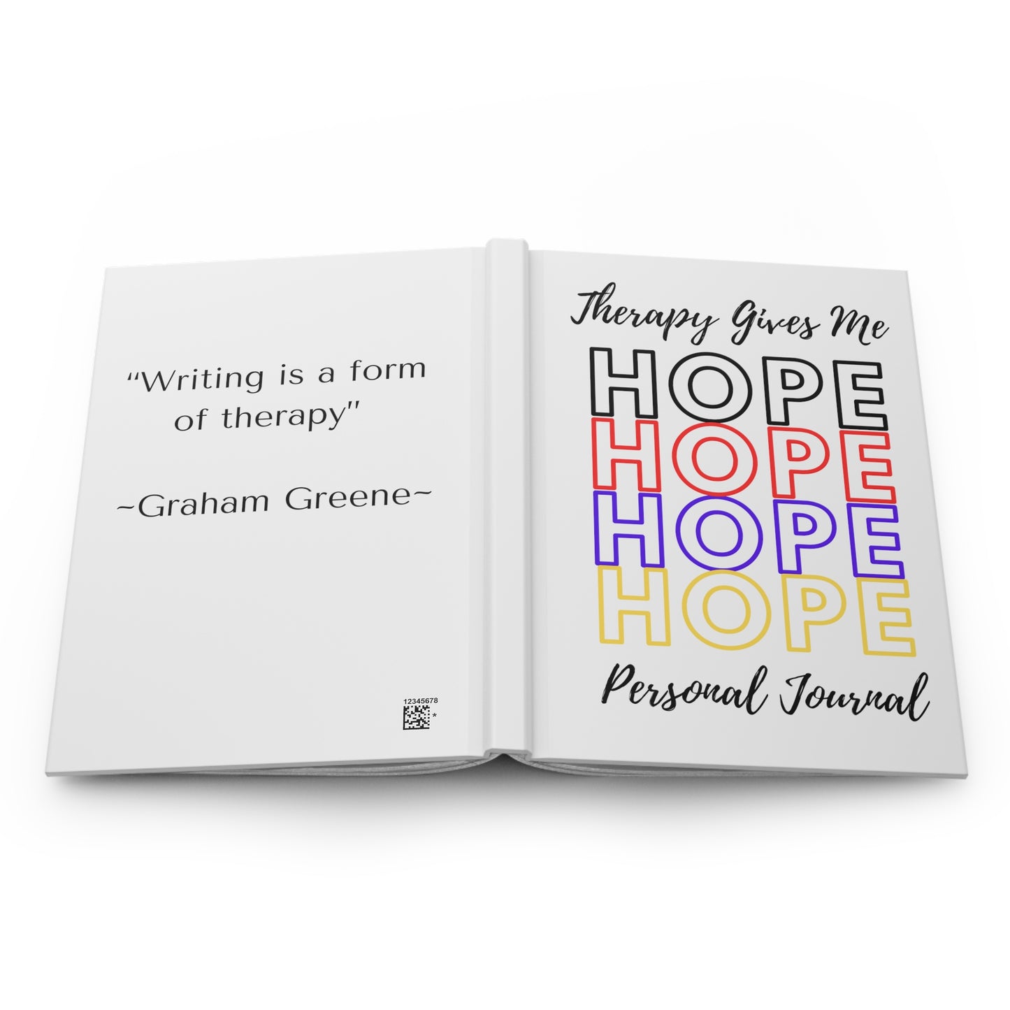 Therapy Gives Me Hope - Hardcover Journal Matte