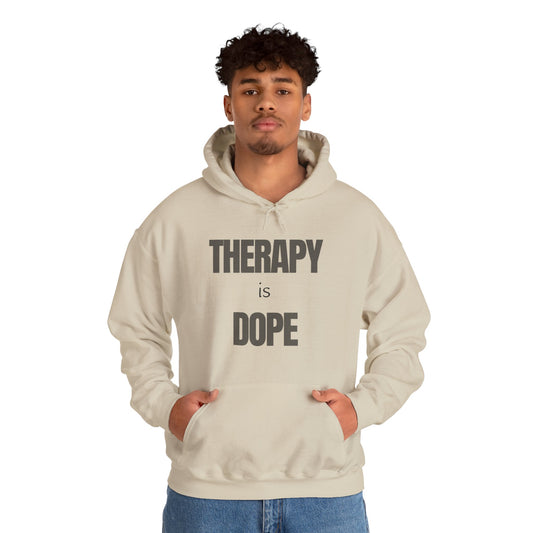 Therapy is Dope - Unisex Hoodie - Design A
