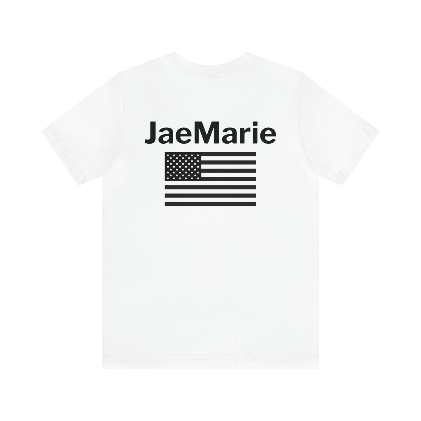 JaeMarie BLK Flag -  Unisex Short Sleeve Tee