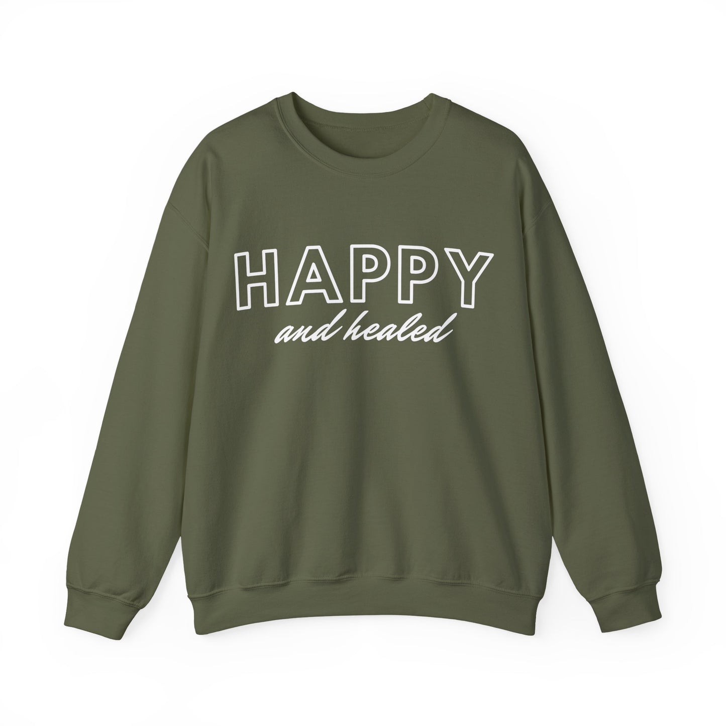 Happy and Healed - Crewneck Sweatshirt