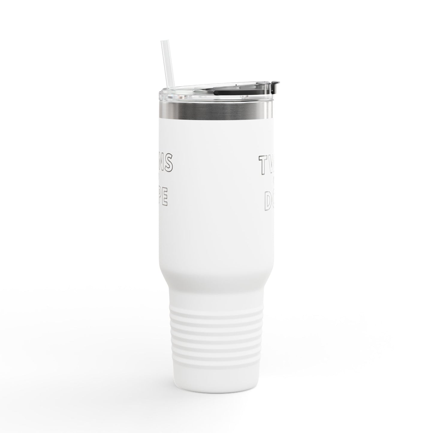 Twins Are Dope Insulated Travel Mug | 40oz, Personalized Gift for Twins, Best Friend Mug, Unique Baby Shower Favor, Cool Travel Tumbler