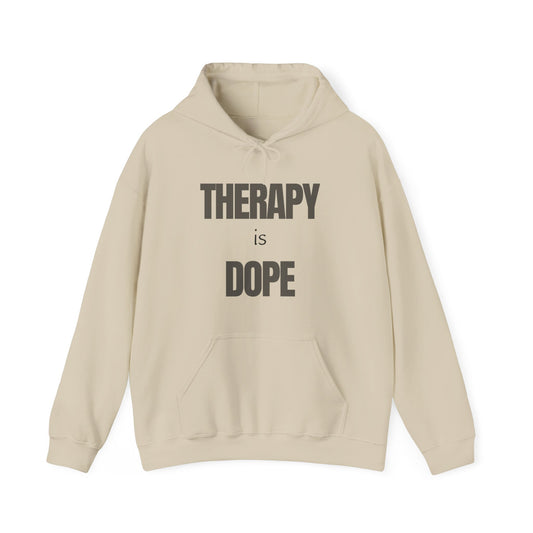 Therapy is Dope - Unisex Hoodie - Design A