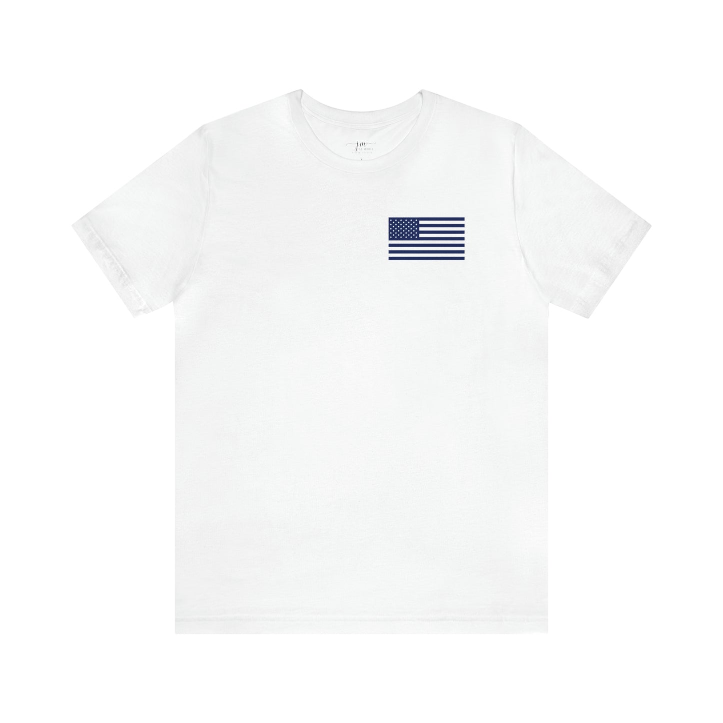 JaeMarie BLU Flag -  Unisex Short Sleeve Tee