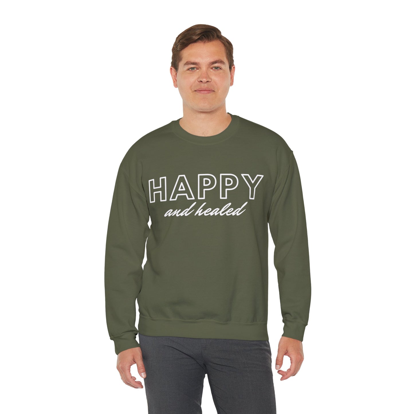 Happy and Healed - Crewneck Sweatshirt