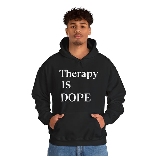 Therapy is Dope - Unisex Hoodie - Design B