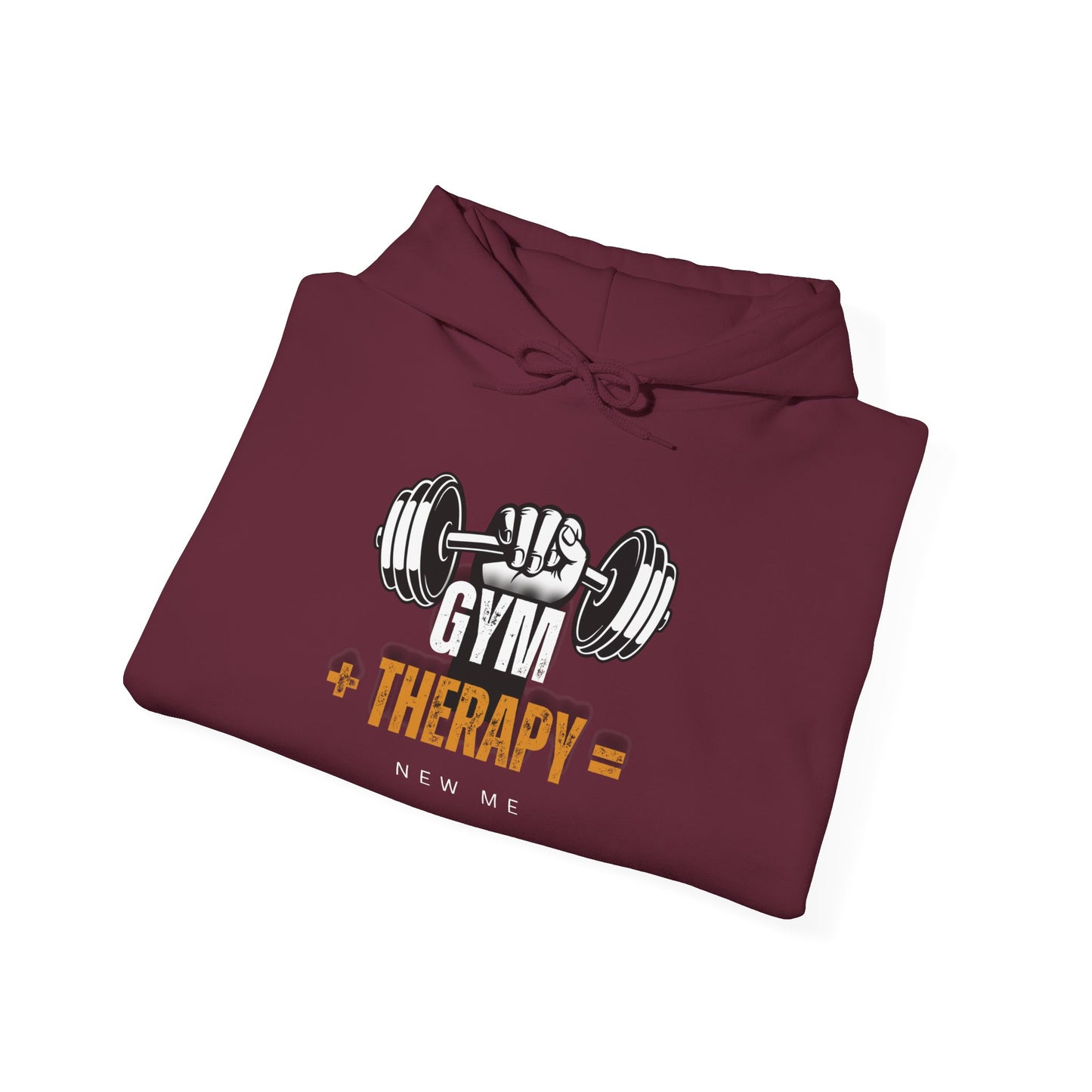 Gym is Therapy  Unisex Hooded Sweatshirt