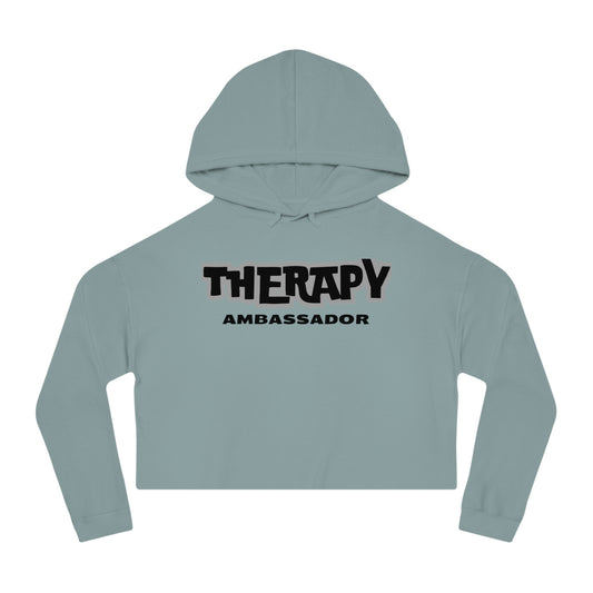 Therapy Ambassador - Cropped Hooded Sweatshirt