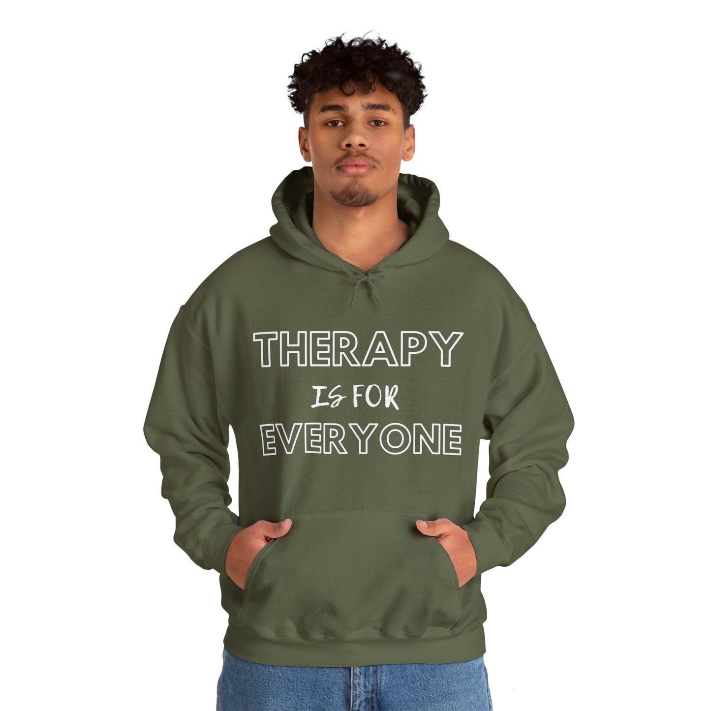 Therapy is for Everyone - Unisex Hoodie - Design B