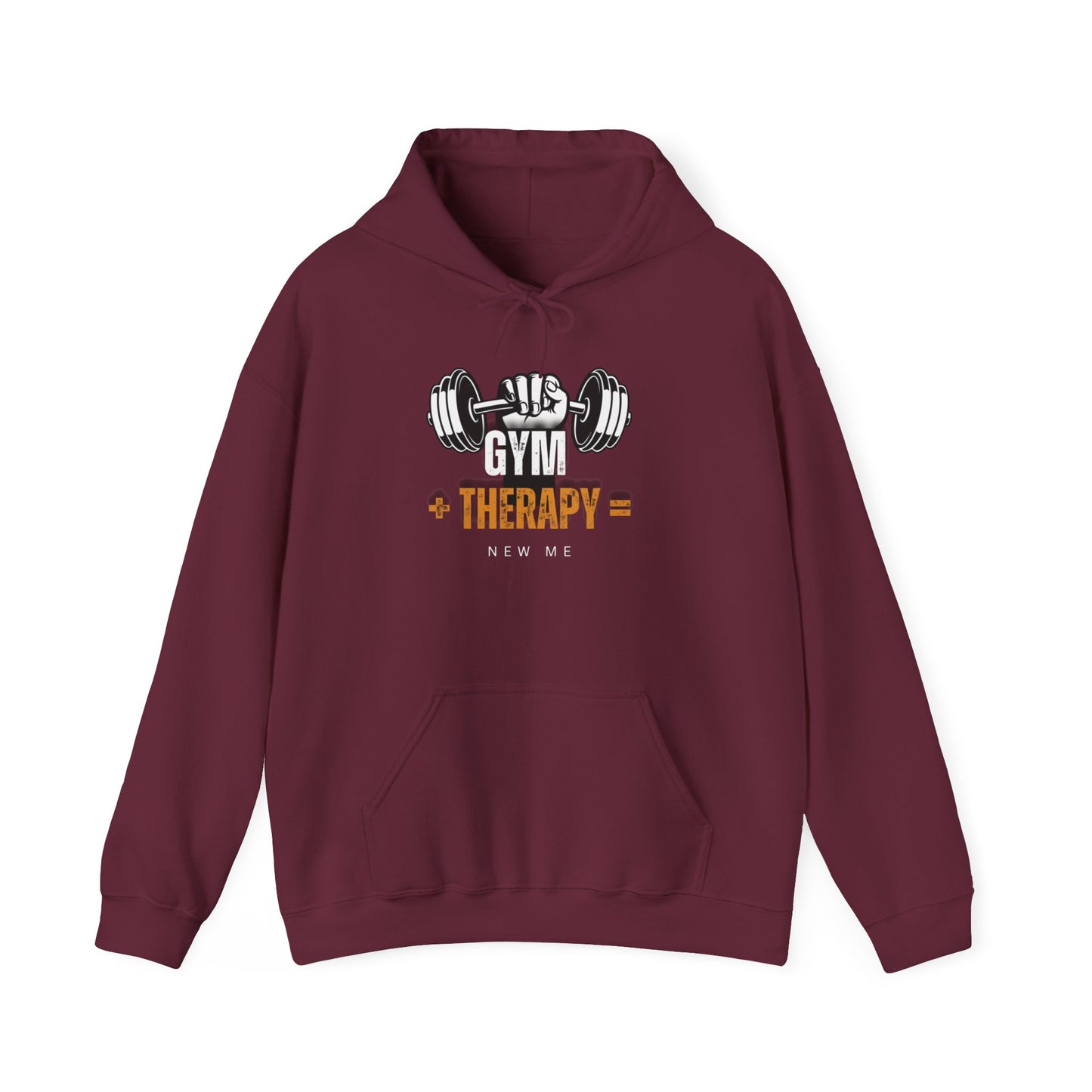 Gym is Therapy  Unisex Hooded Sweatshirt