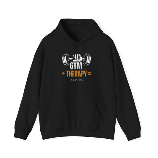 Gym is Therapy  Unisex Hooded Sweatshirt