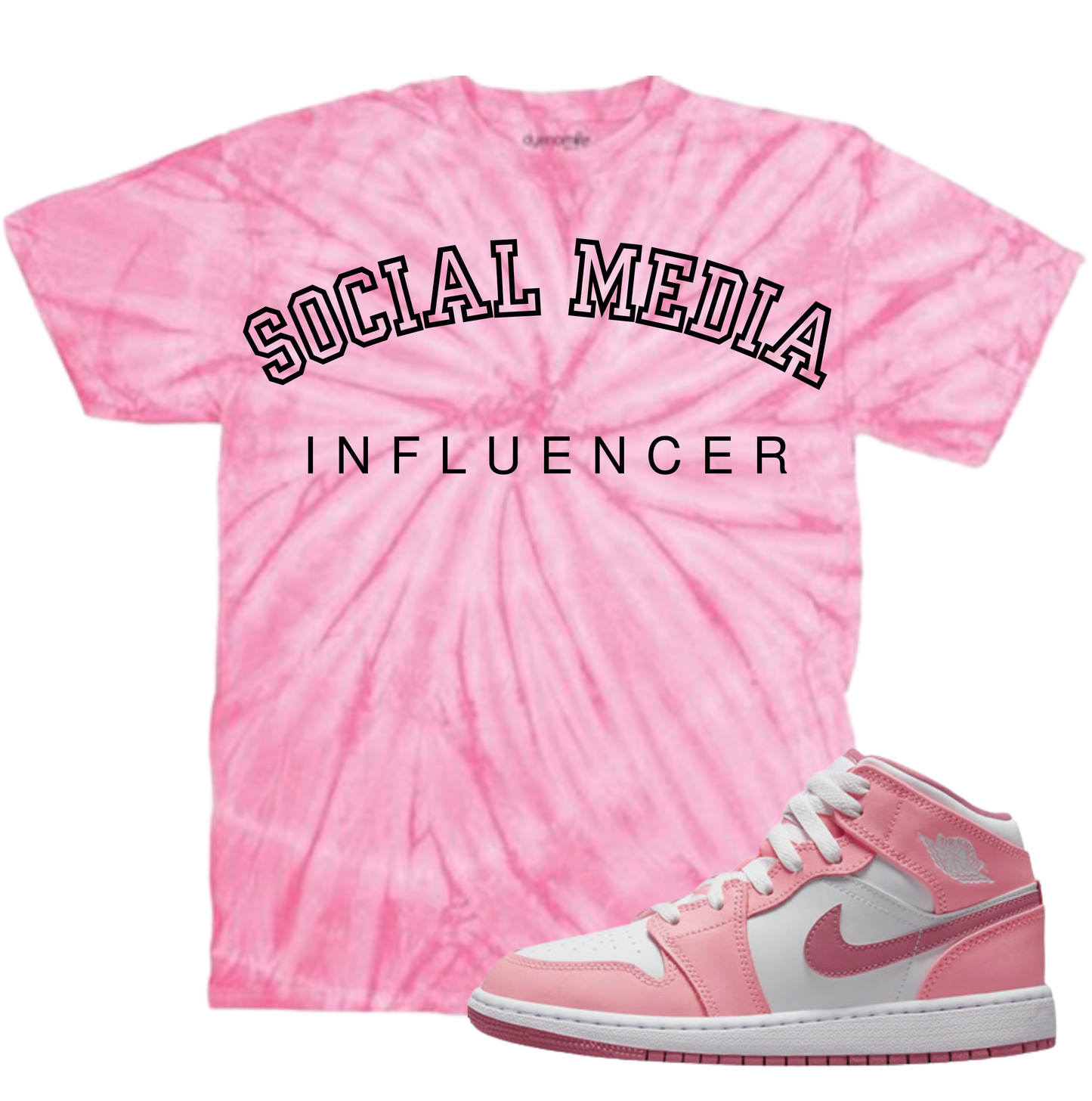 Social Media Influencer - Tie-Dye T-Shirt