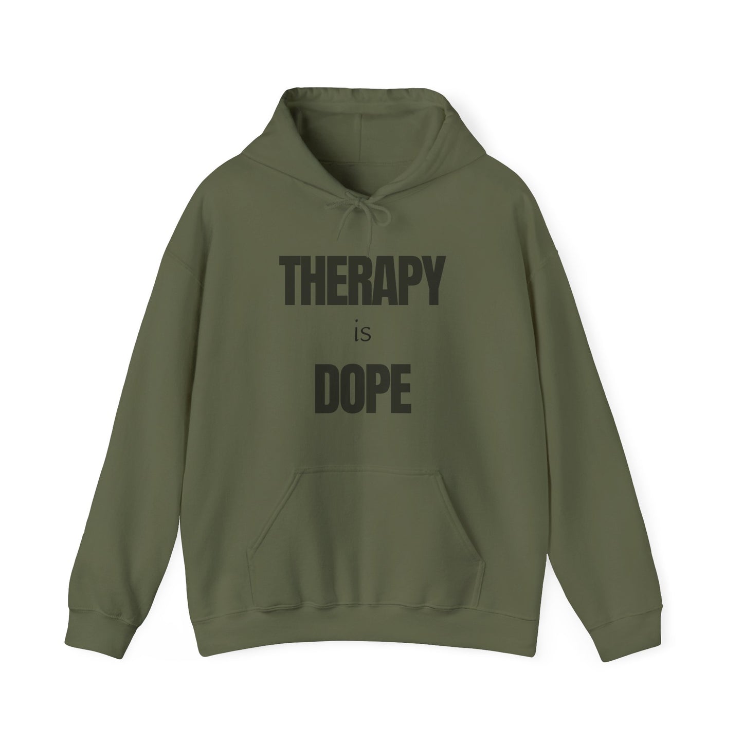 Therapy is Dope - Unisex Hoodie - Design A