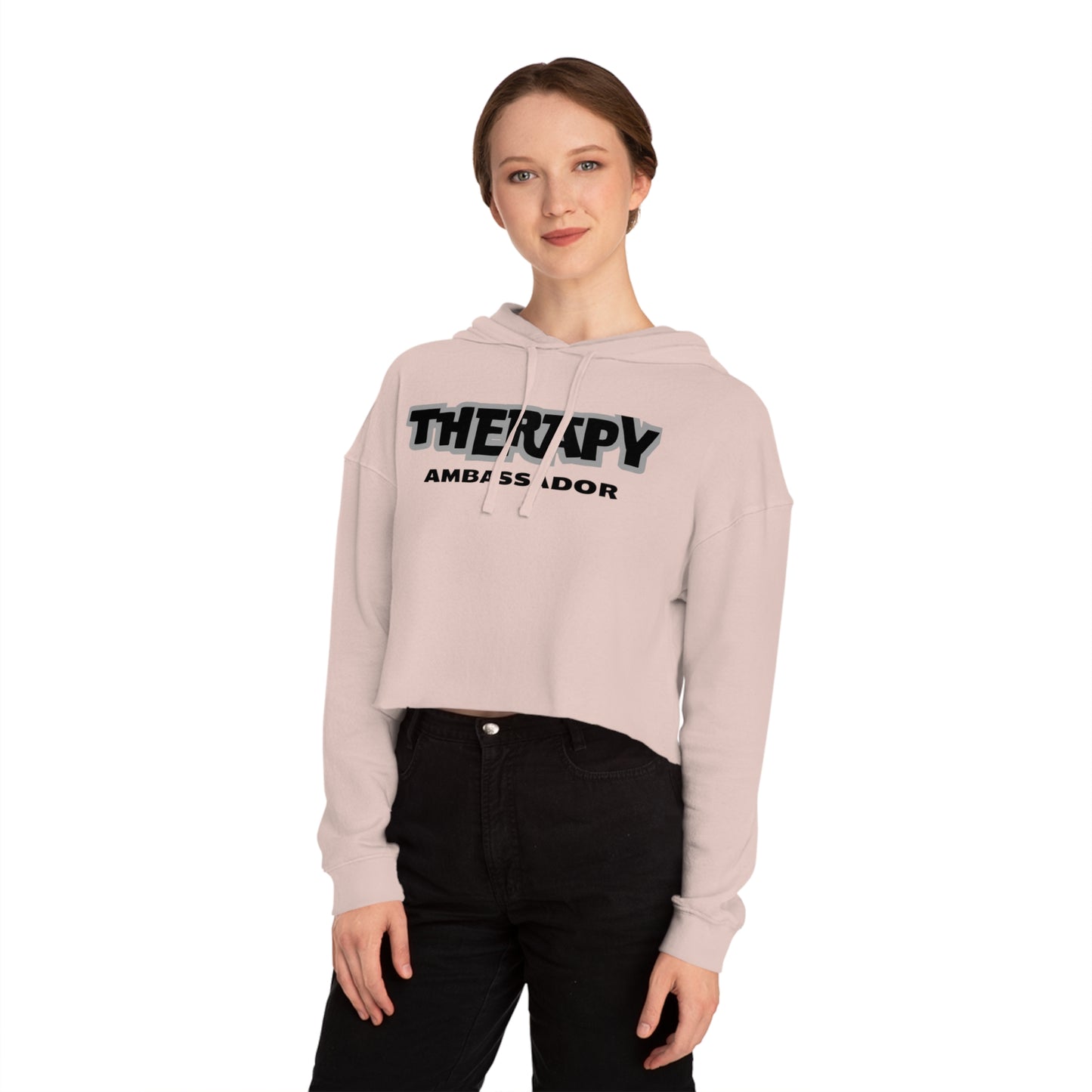 Therapy Ambassador - Cropped Hooded Sweatshirt