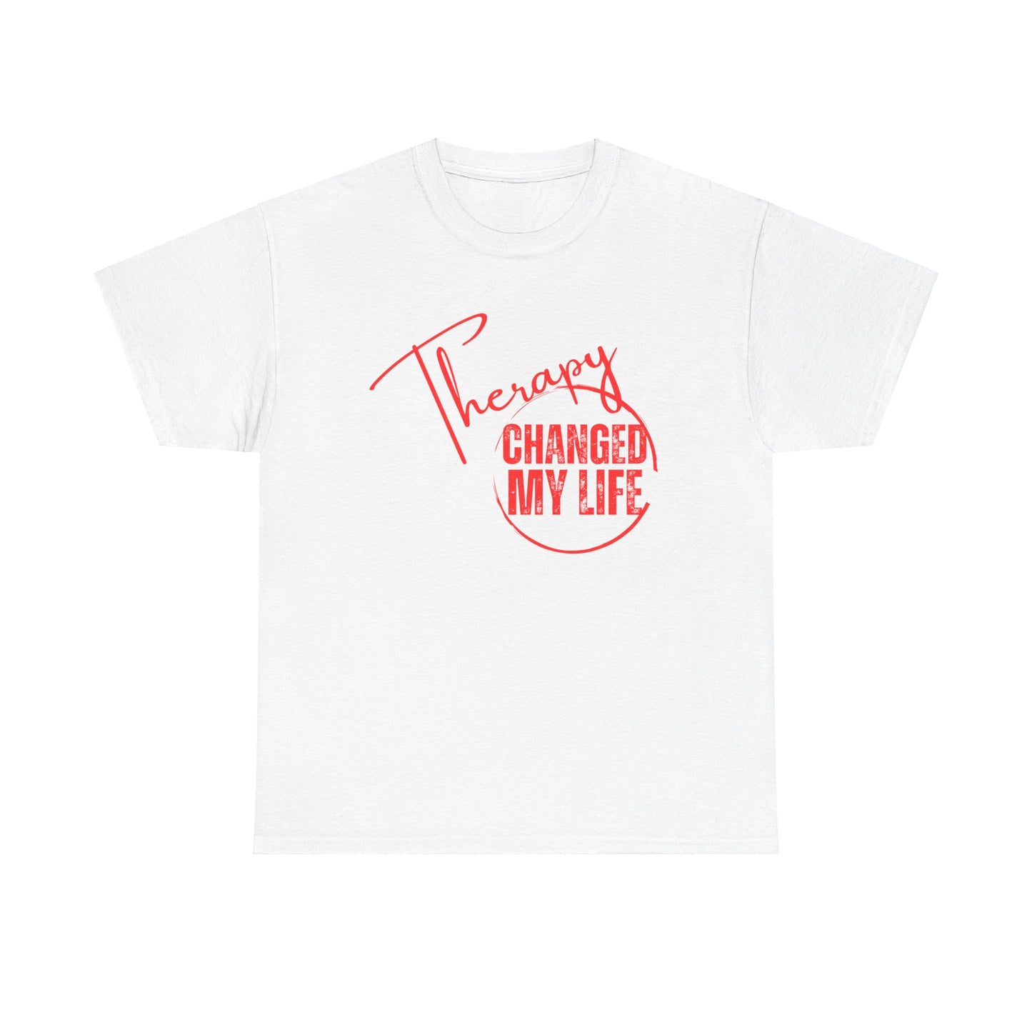 Valentine Edition Therapy Changed My Life - Unisex - Short Sleeve Tee
