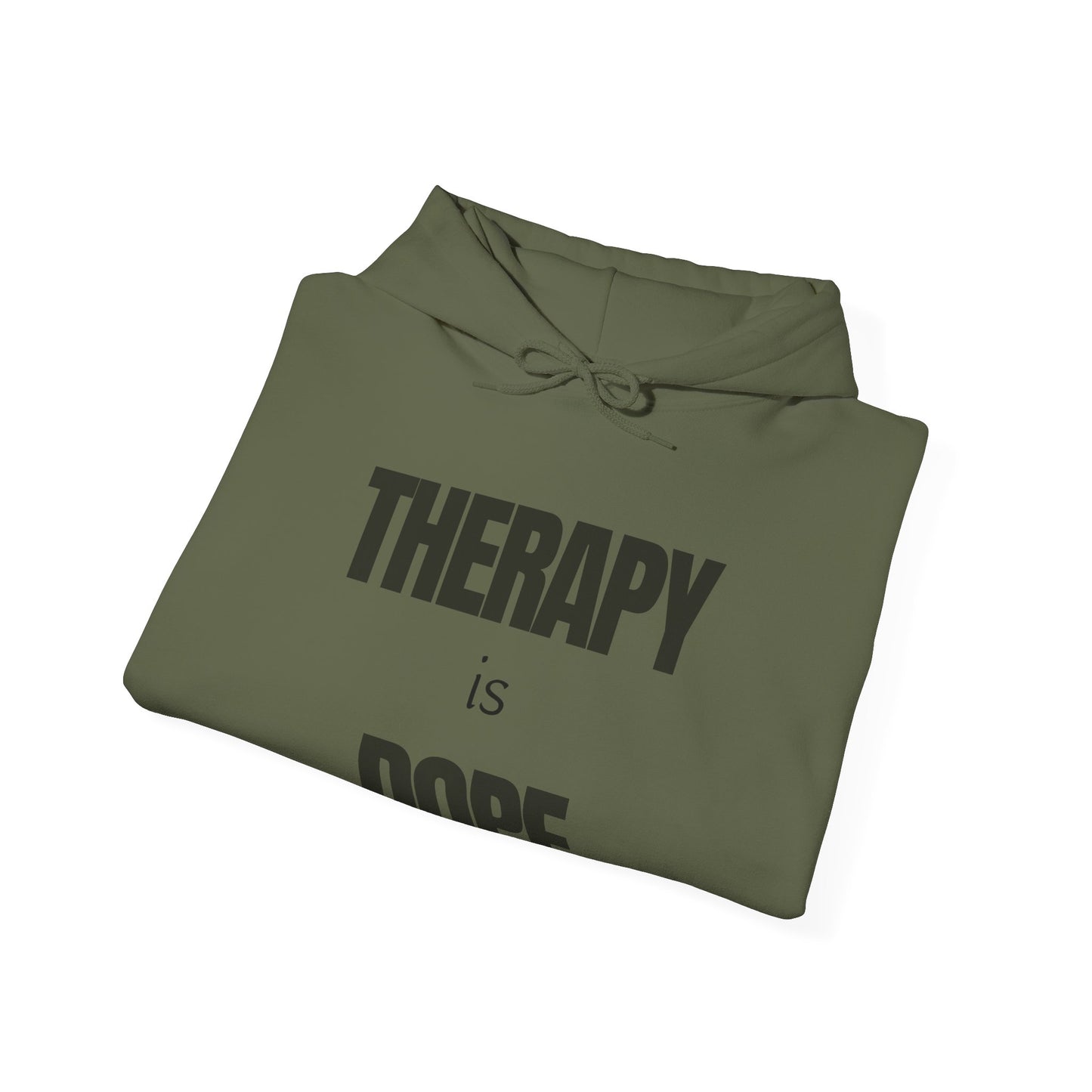Therapy is Dope - Unisex Hoodie - Design A