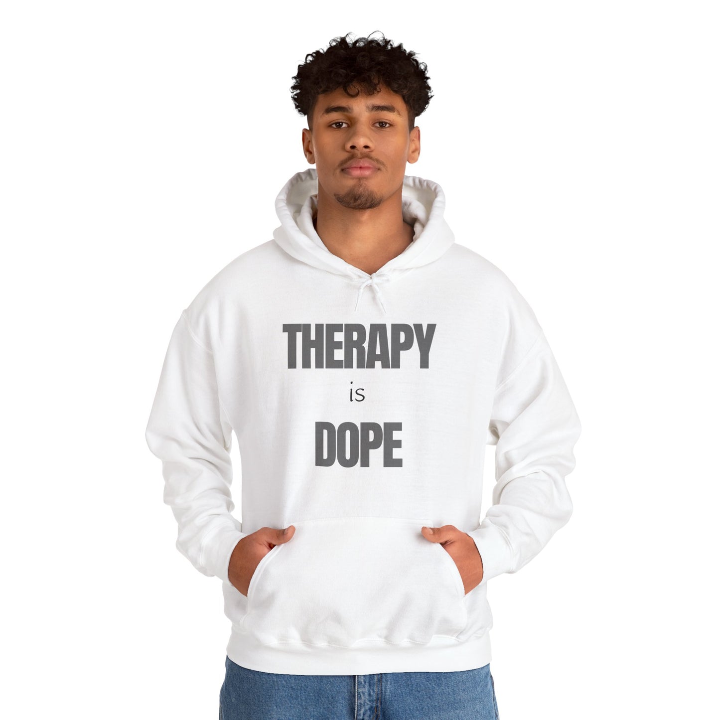 Therapy is Dope - Unisex Hoodie - Design A