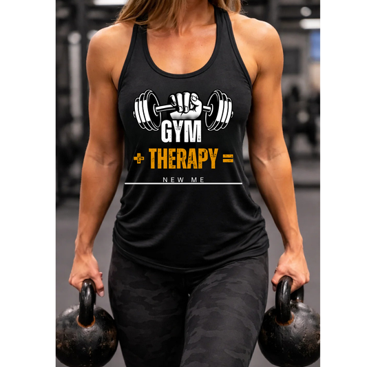 Gym + Therapy Women's Racerback Tank