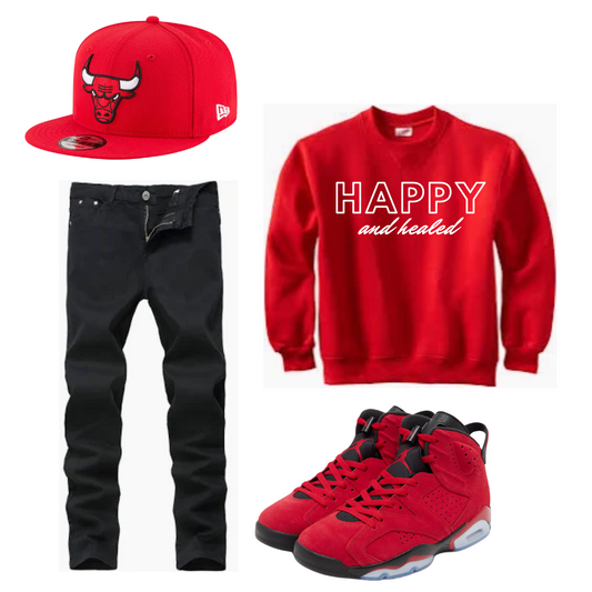 Valentine Edition Happy and Healed - Crewneck Sweatshirt