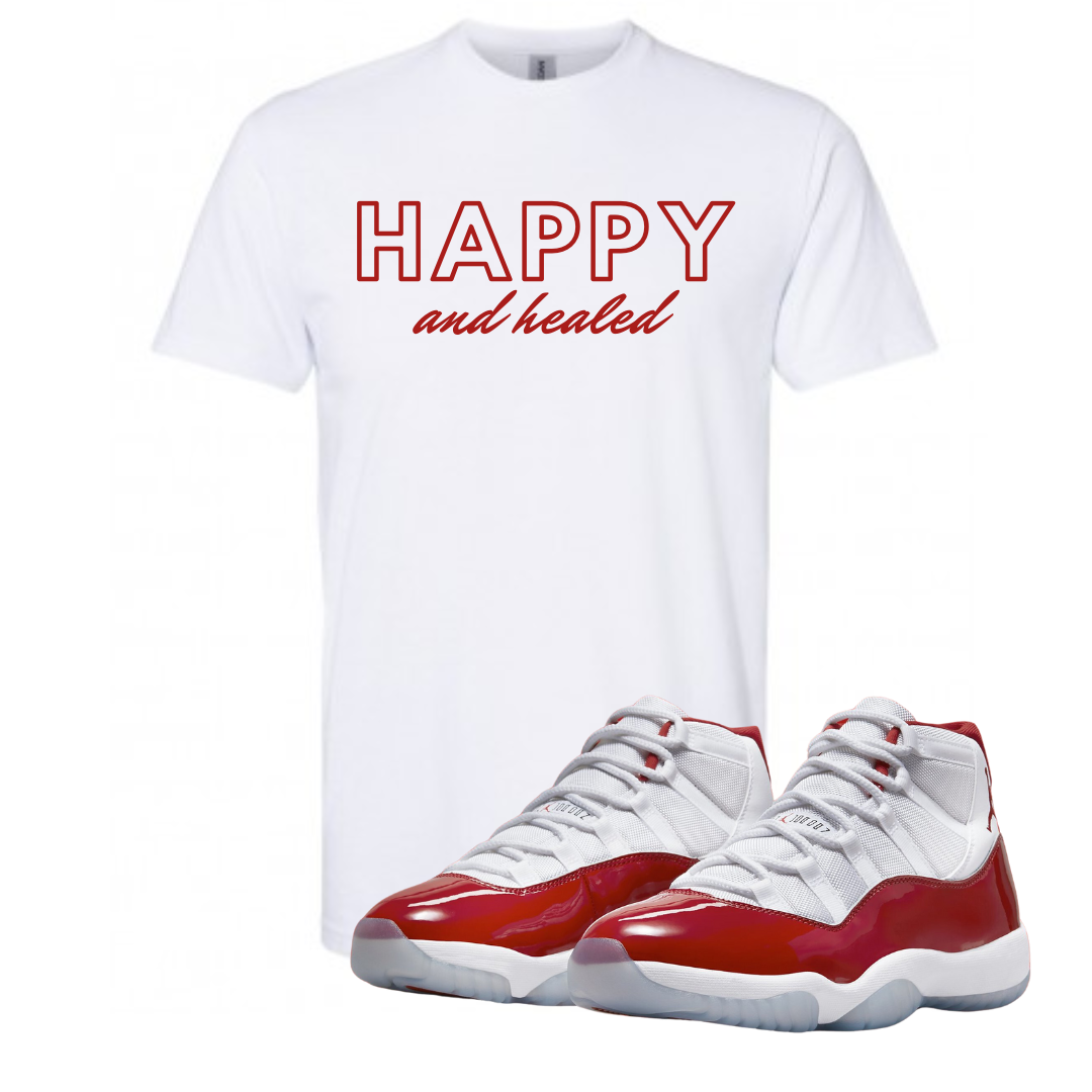 Valentine Edition Happy and Healed - Unisex Heavy Cotton Tee