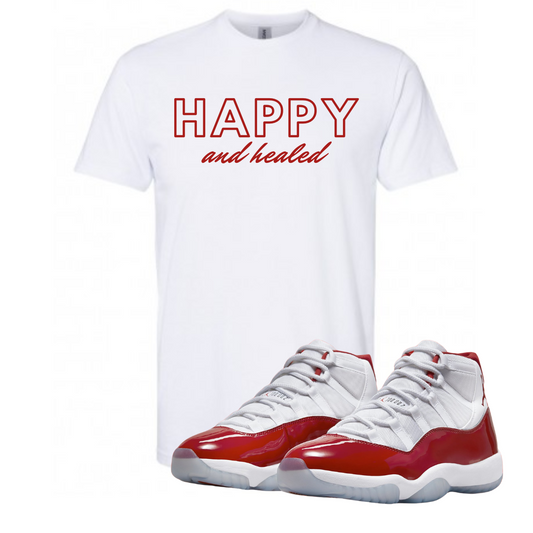 Valentine Edition Happy and Healed - Unisex Heavy Cotton Tee