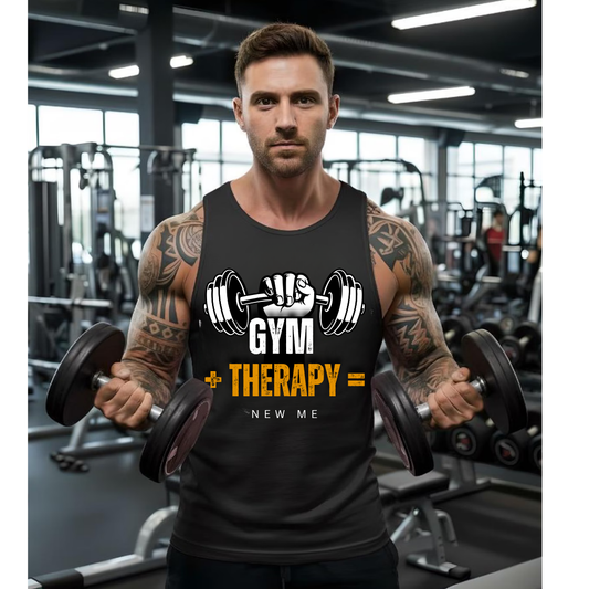 Gym Therapy Muscle Tank — Fitness Workout Tank Top