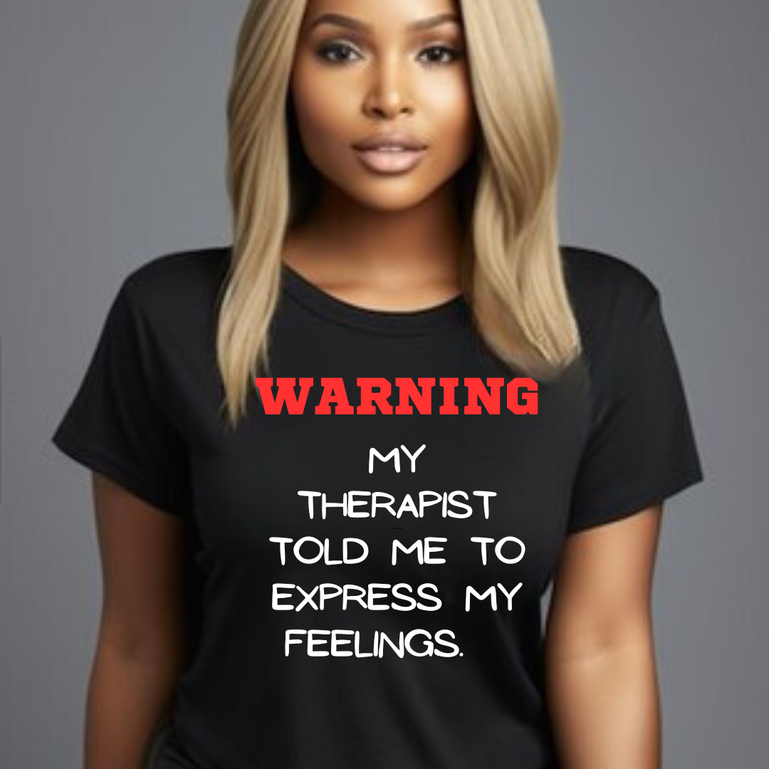 Warning Therapists Unisex - Short Sleeve Tee