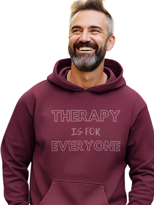 Therapy is for Everyone - Unisex Hoodie - Design B