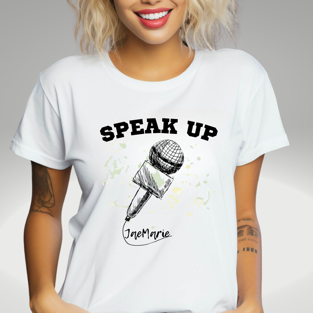 JaeMarie Speak Up -  Unisex Short Sleeve Tee