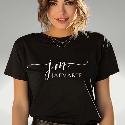 JaeMarie Sister Cousins Signature Blk- Short Sleeve Tee