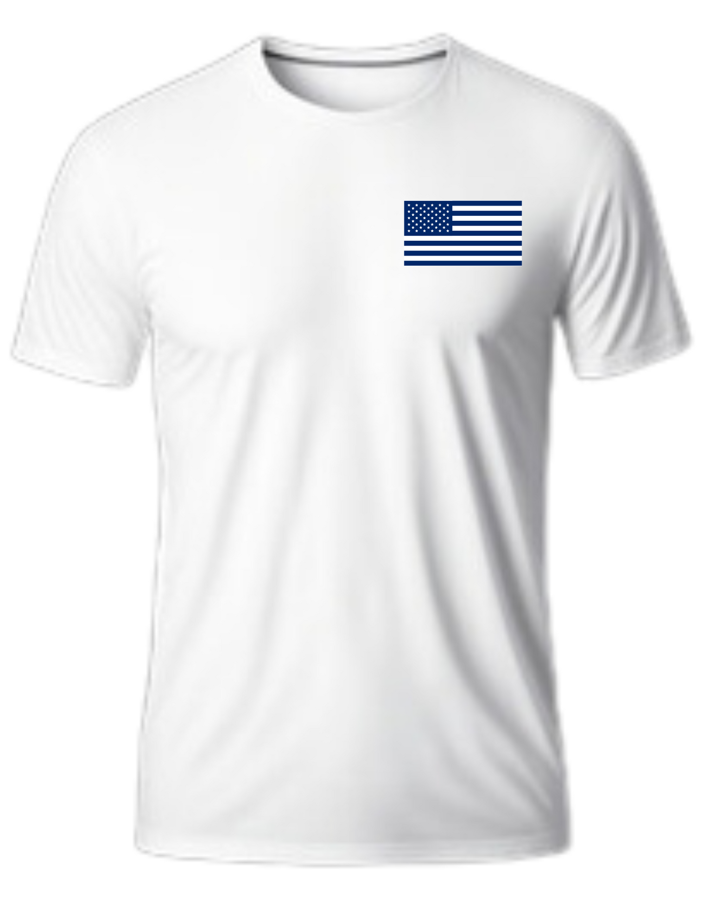 JaeMarie BLU Flag -  Unisex Short Sleeve Tee