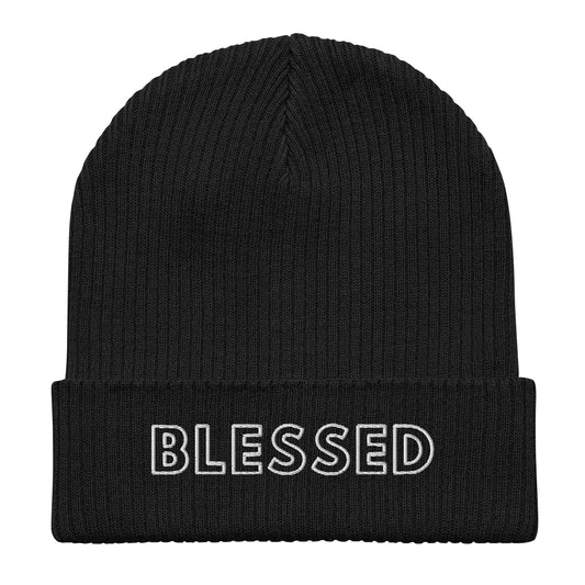 Organic ribbed beanie